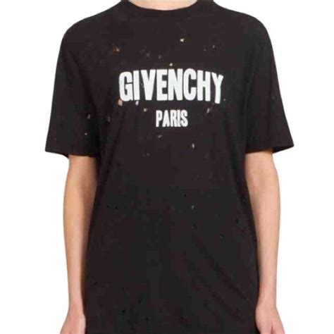 givenchy paris black t shirt reddit|Givenchy t shirt with holes.